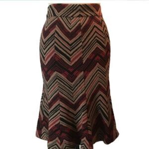 Diane Von Furstenberg Navajo Chevron skirt
